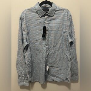 The Men's Store Bloomingdale's Plaid Button Up Dress Shirt‎ Men's Long Sleeve L